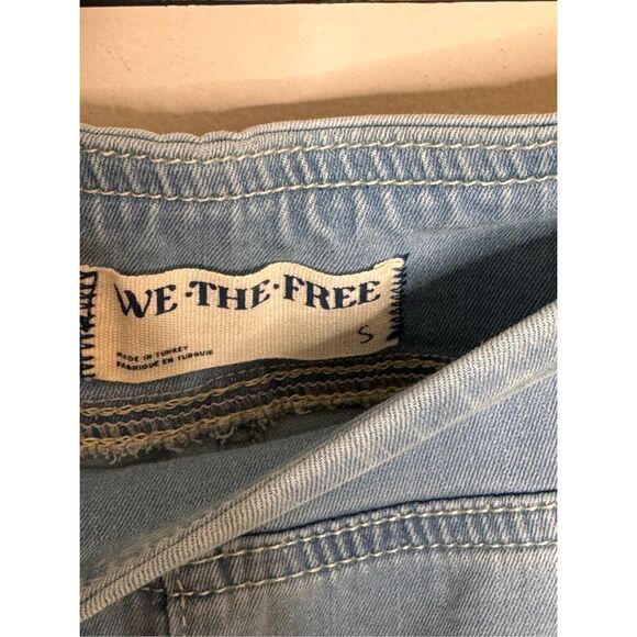 Free People In My Feelings Cropped Slim Flare Jeans Small New - Picture 3 of 5